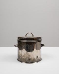 20th Century French Metal Pot With Lid