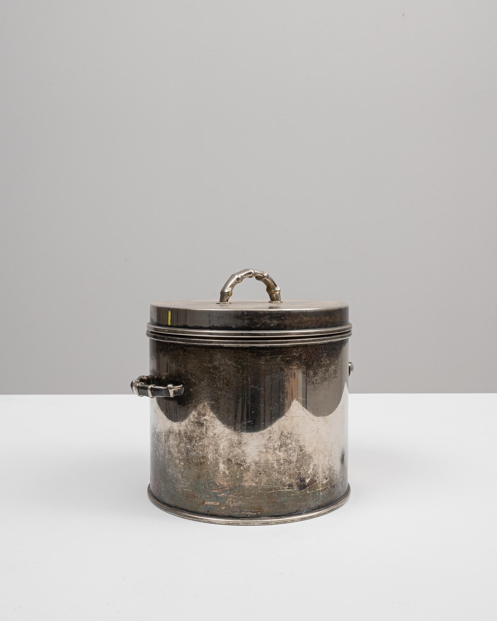 20th Century French Metal Pot With Lid For Sale 2