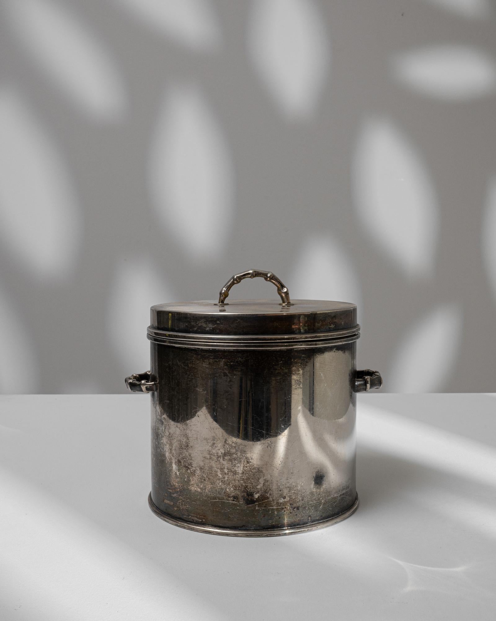 20th Century French Metal Pot With Lid For Sale 5