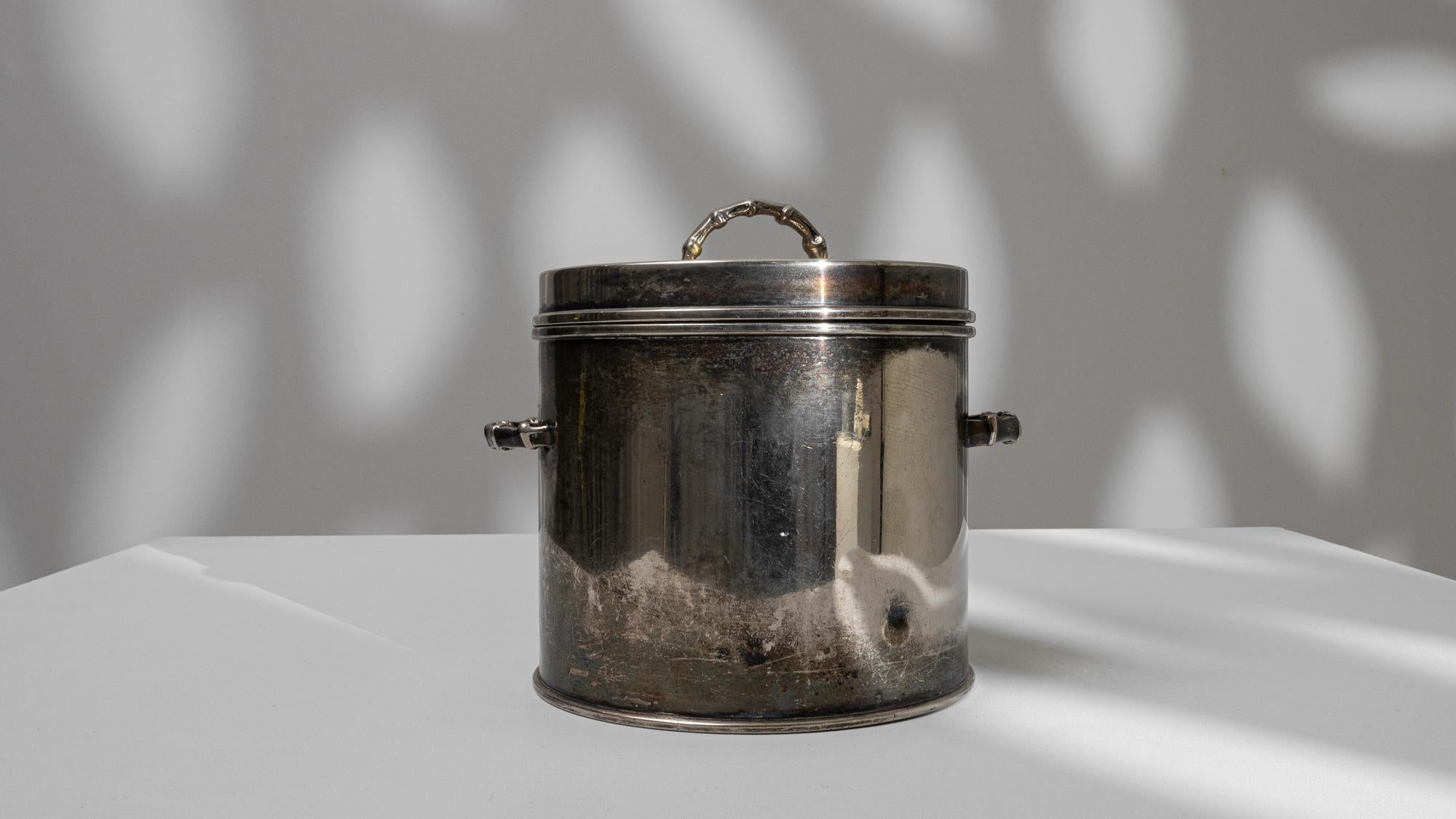 20th Century French Metal Pot With Lid For Sale 6