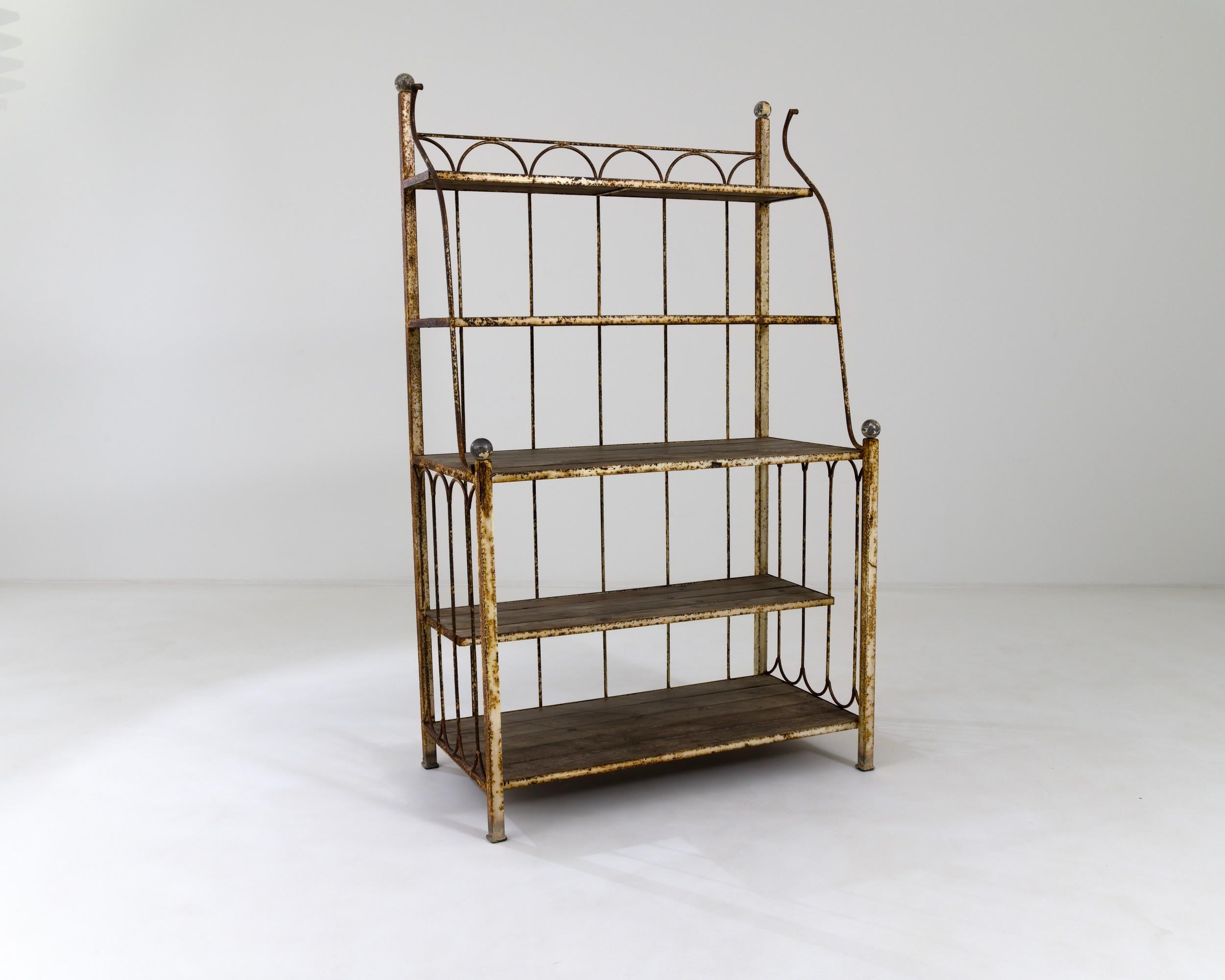20th Century French Metal Shelf Unit For Sale 4