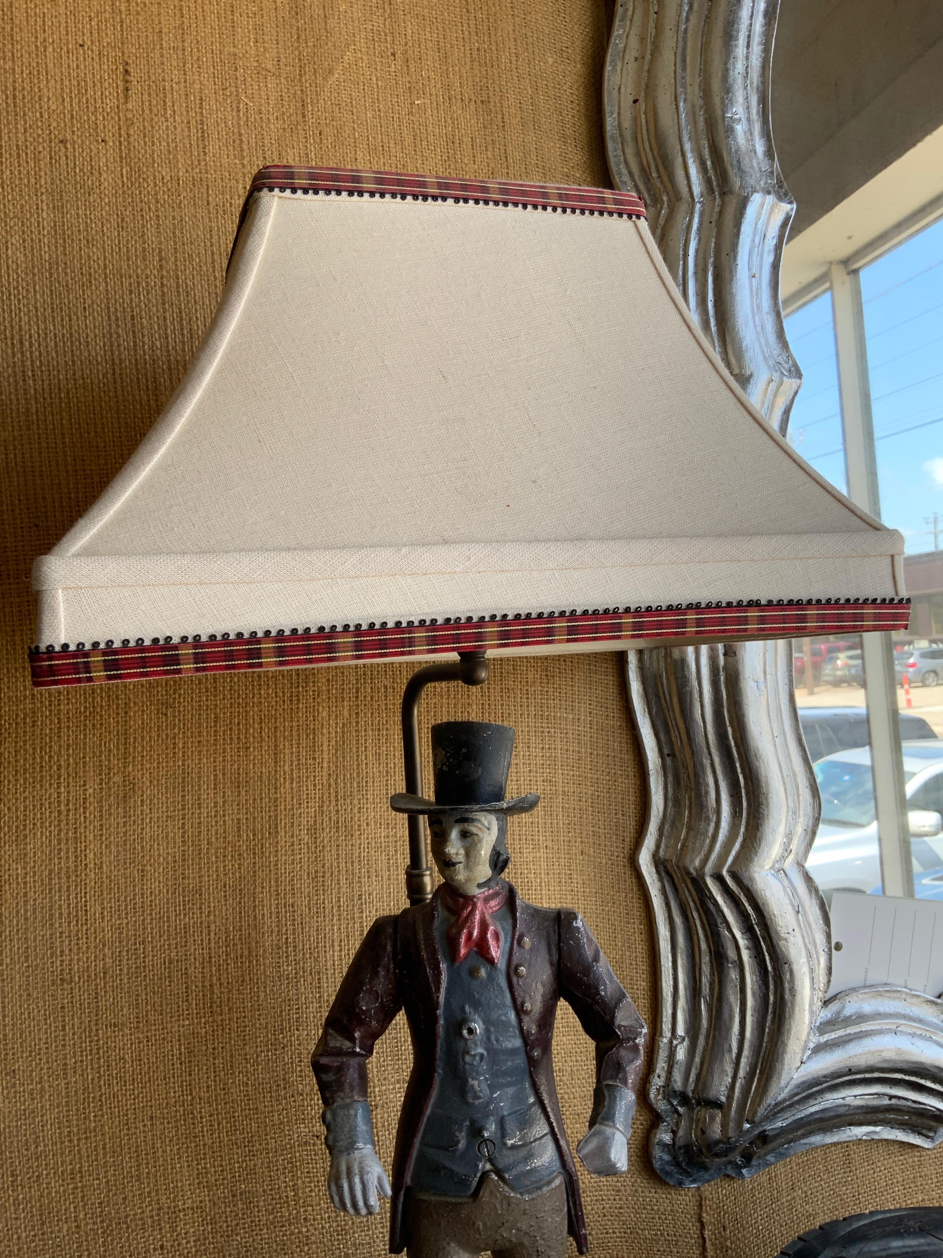 20th Century French Metal Side Lamp In Good Condition In Dallas, TX
