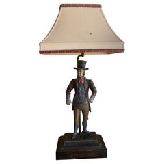20th Century French Metal Side Lamp