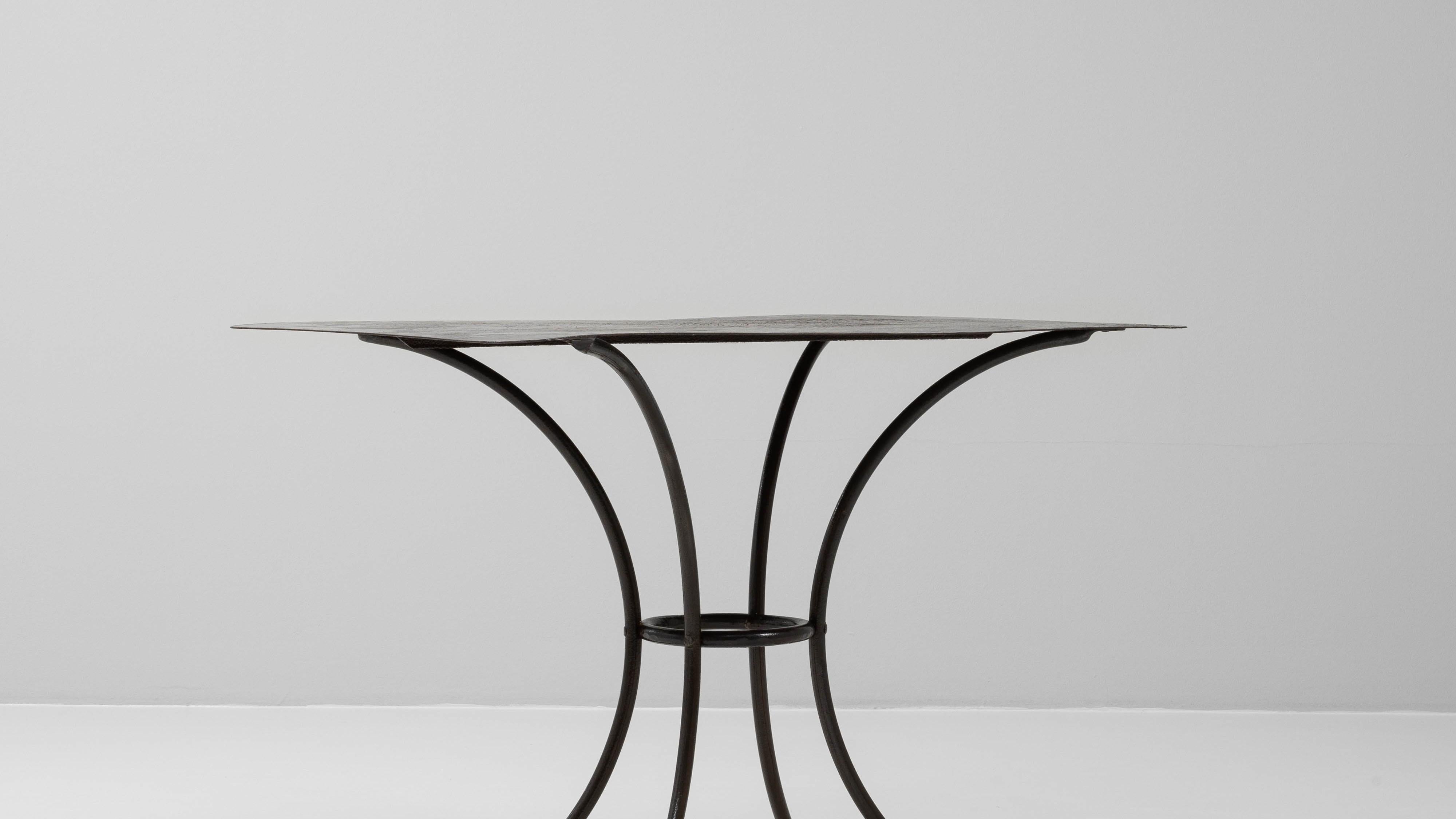 20th Century French Metal Side Table For Sale 7