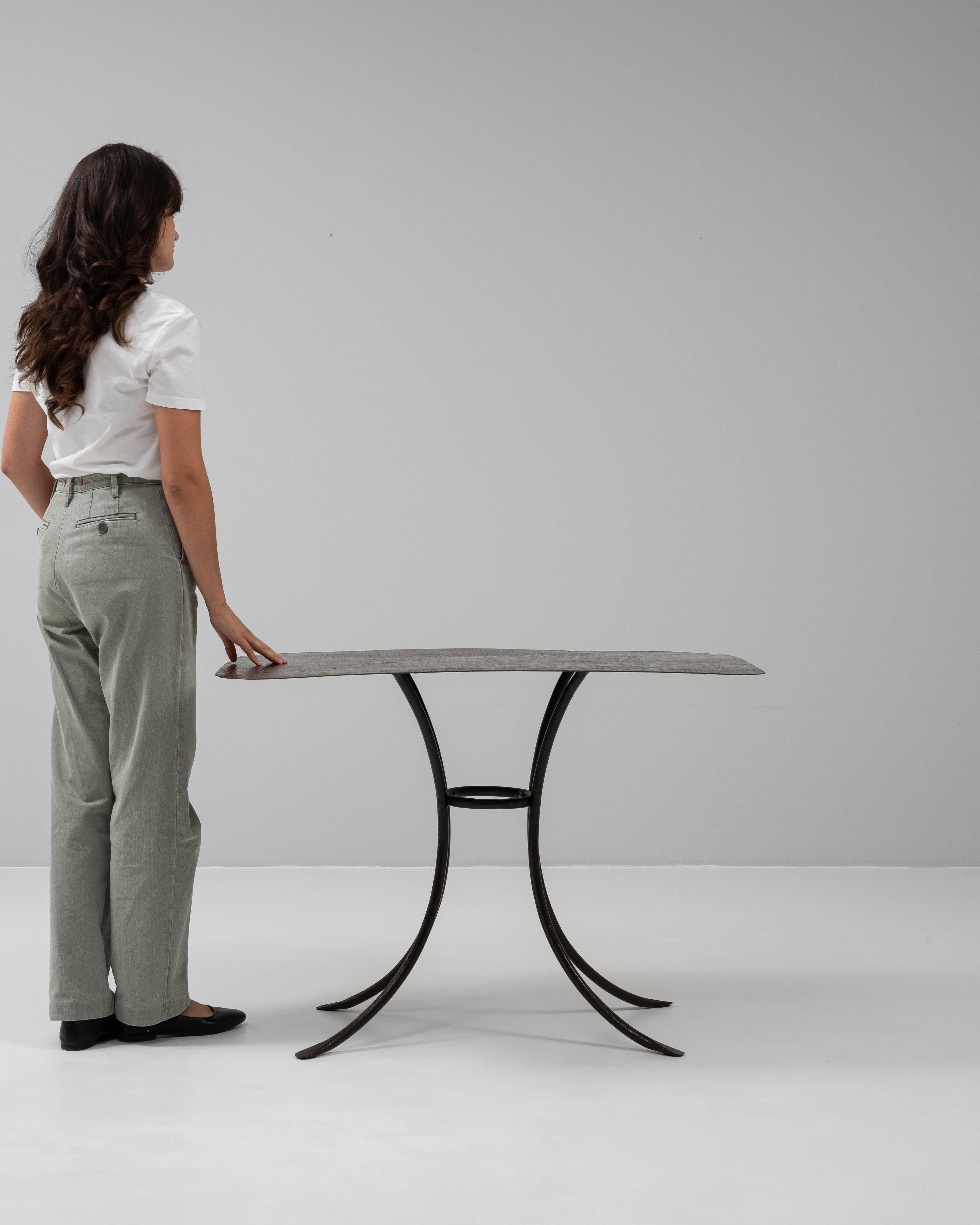 20th Century French Metal Side Table In Good Condition For Sale In High Point, NC