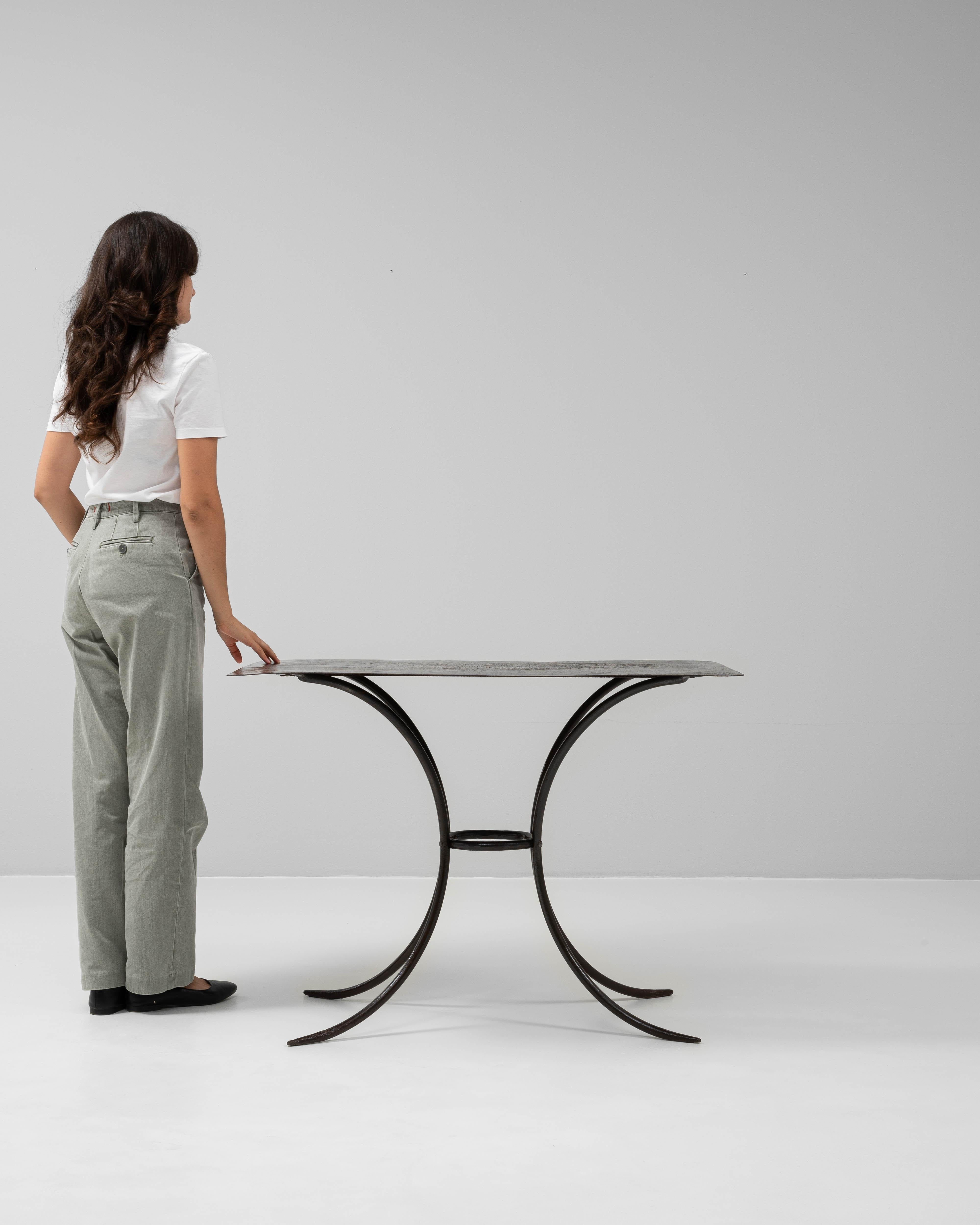 20th Century French Metal Side Table For Sale 1