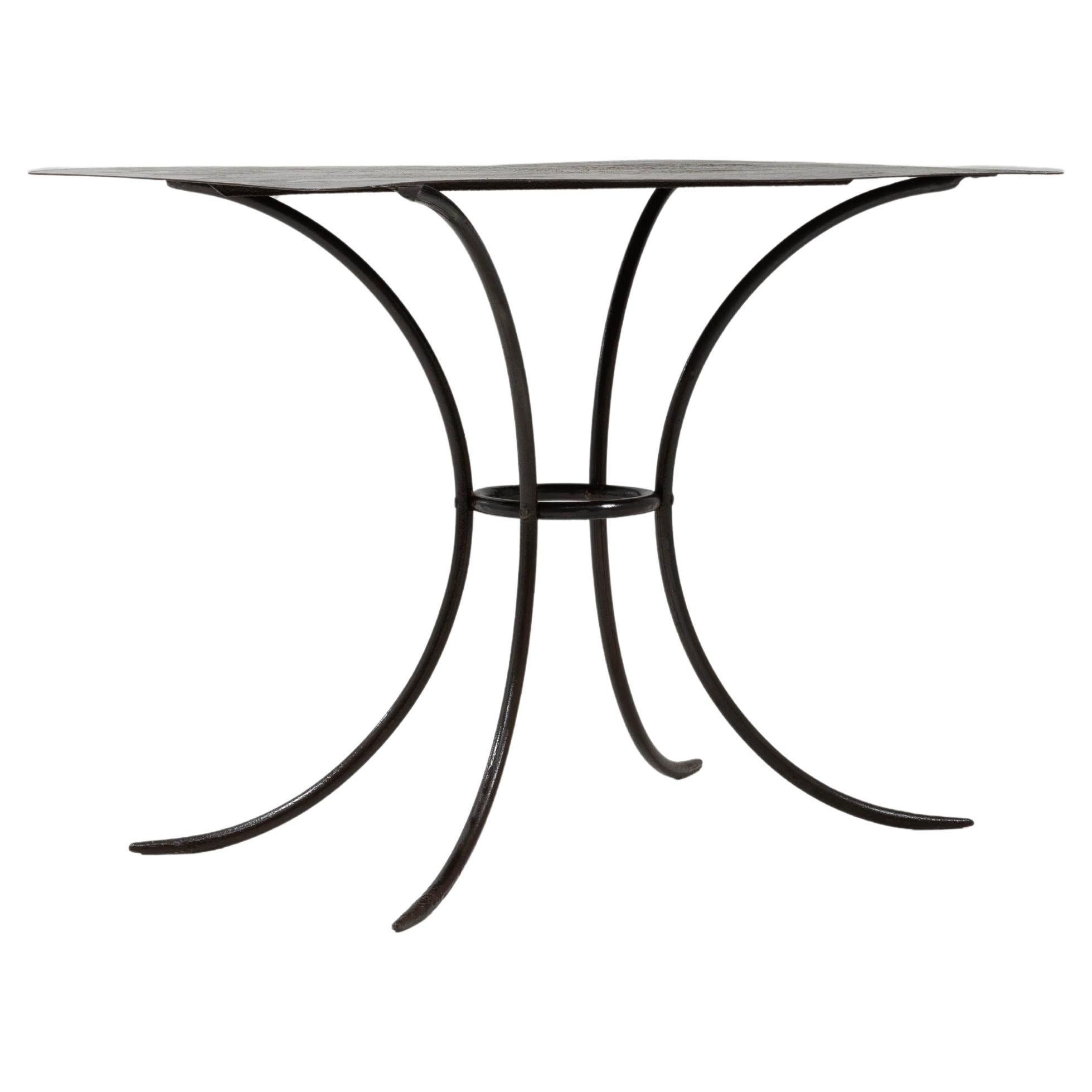 20th Century French Metal Side Table For Sale