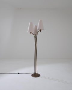 20th Century French Metal Tripod Floor Lamp