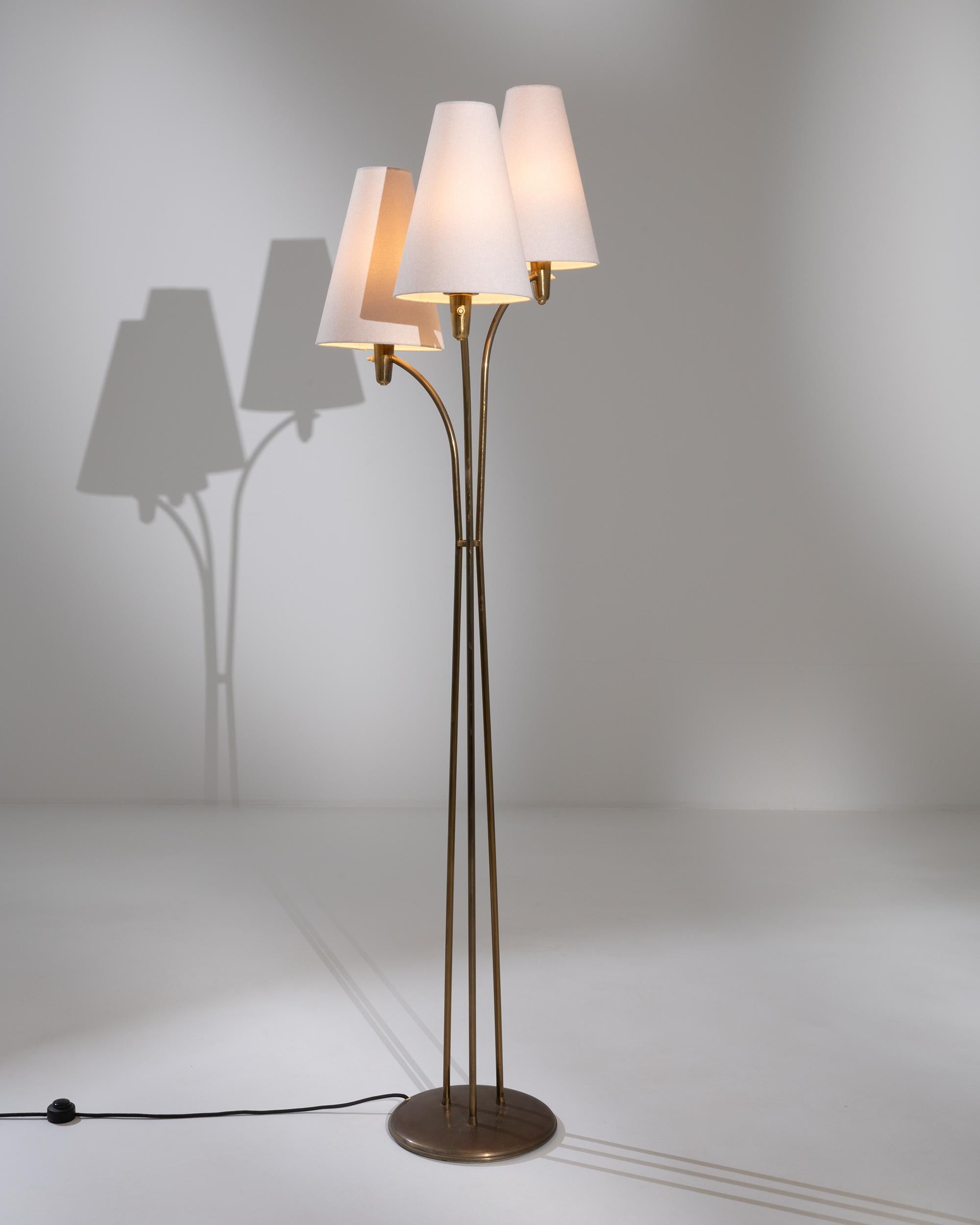 20th Century French Metal Tripod Floor Lamp 4