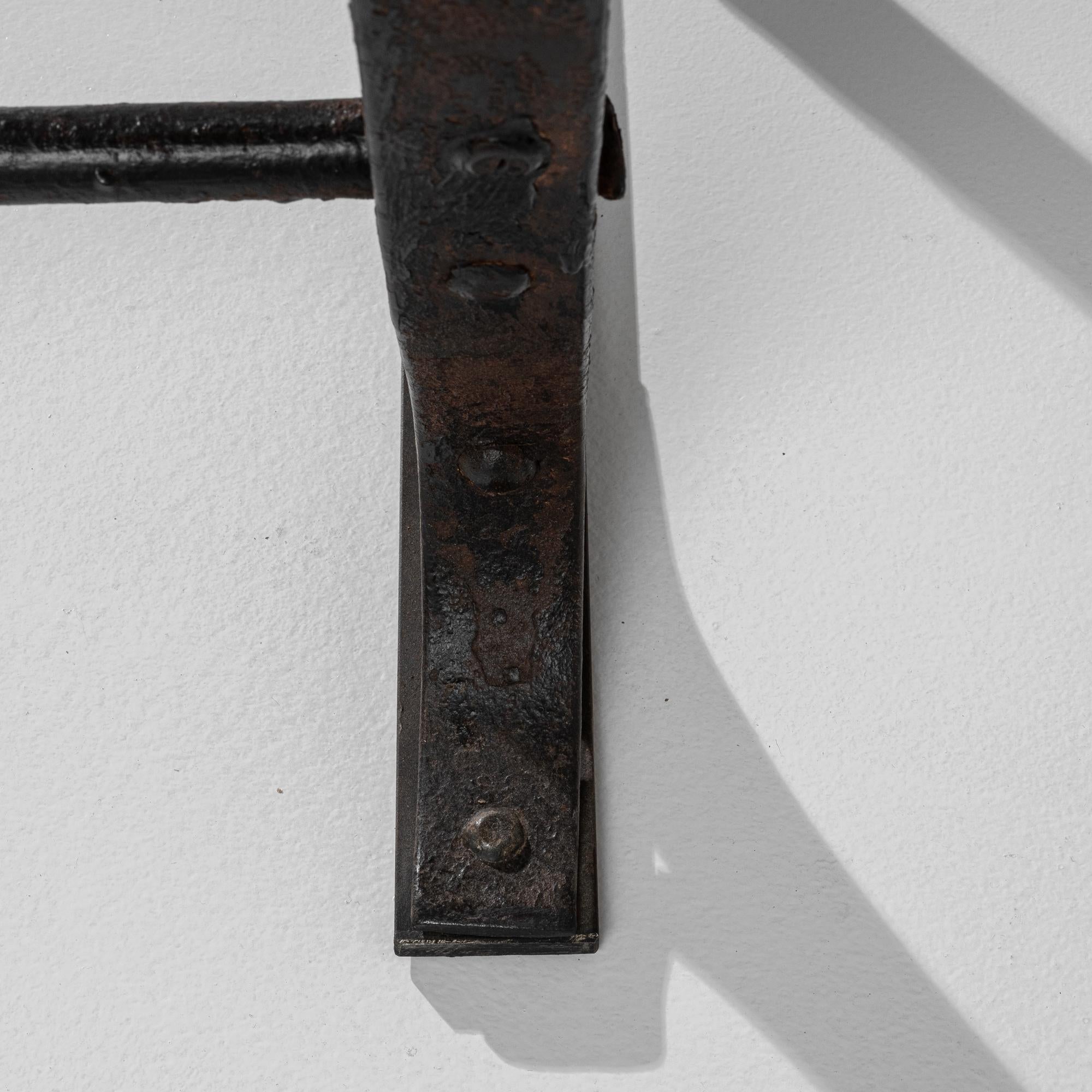 20th Century French Metal & Wooden Bench For Sale 5