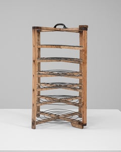 20th Century French Metal & Wooden Cake Stand