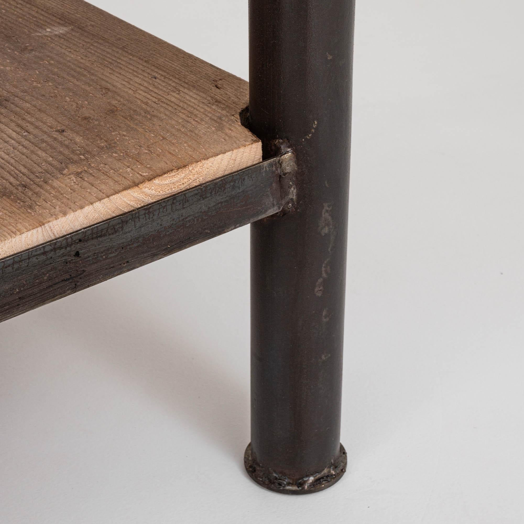 Französischer Arbeitstisch aus Metall und Holz des 20. Jahrhunderts im Angebot 10