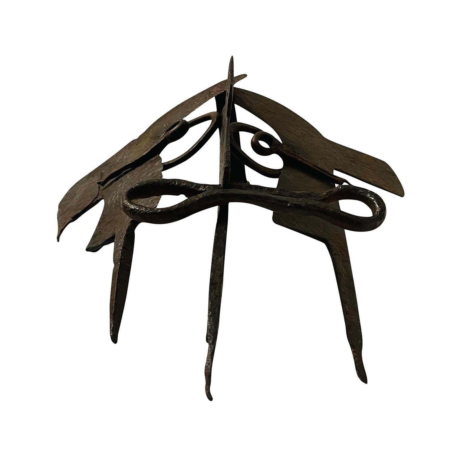 Fatto a mano Scultura da parete in metallo del XX secolo French Mid-Century Modern - Vintage Décor in vendita