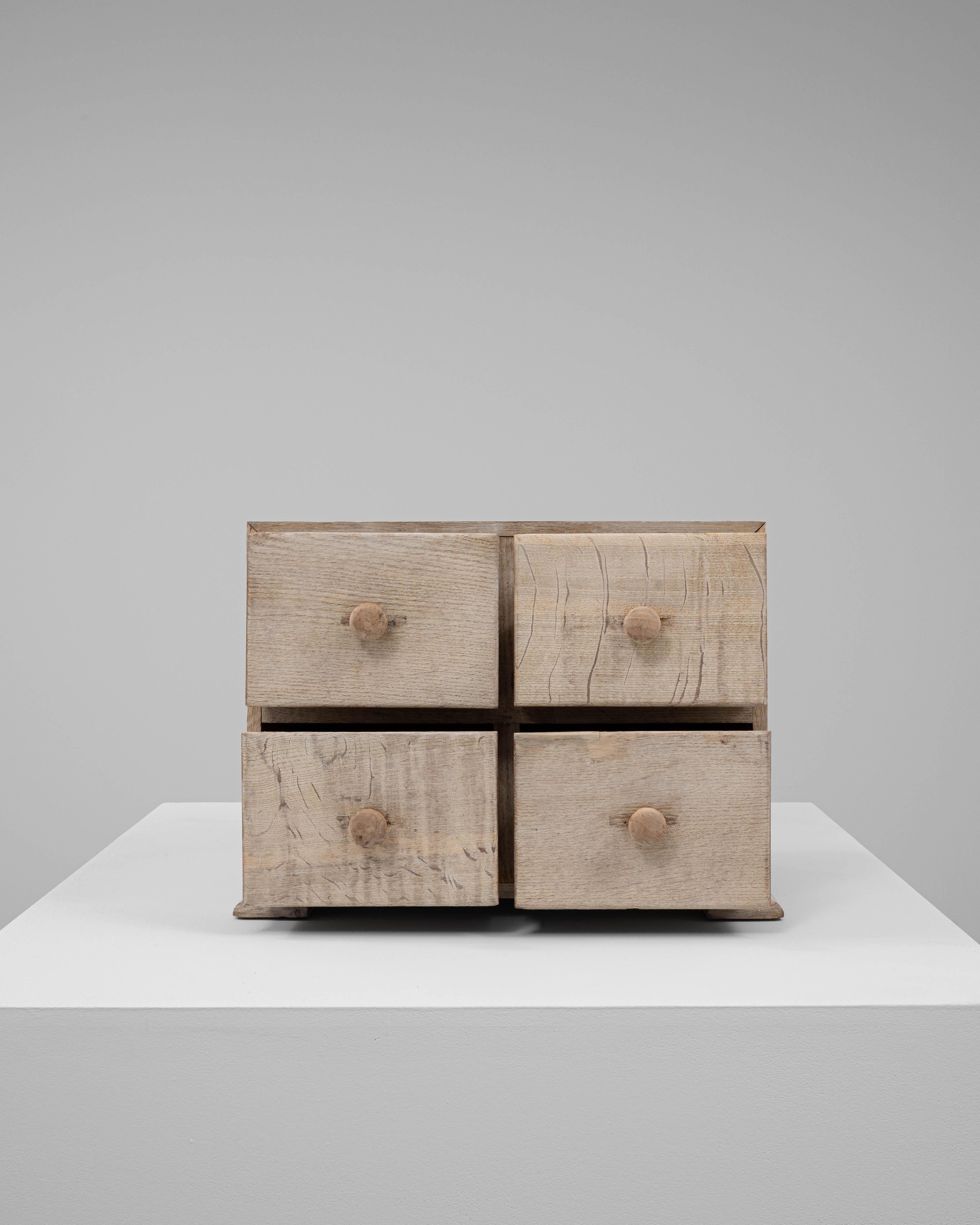 20th Century French Mini Chest Of Drawers In Good Condition For Sale In High Point, NC