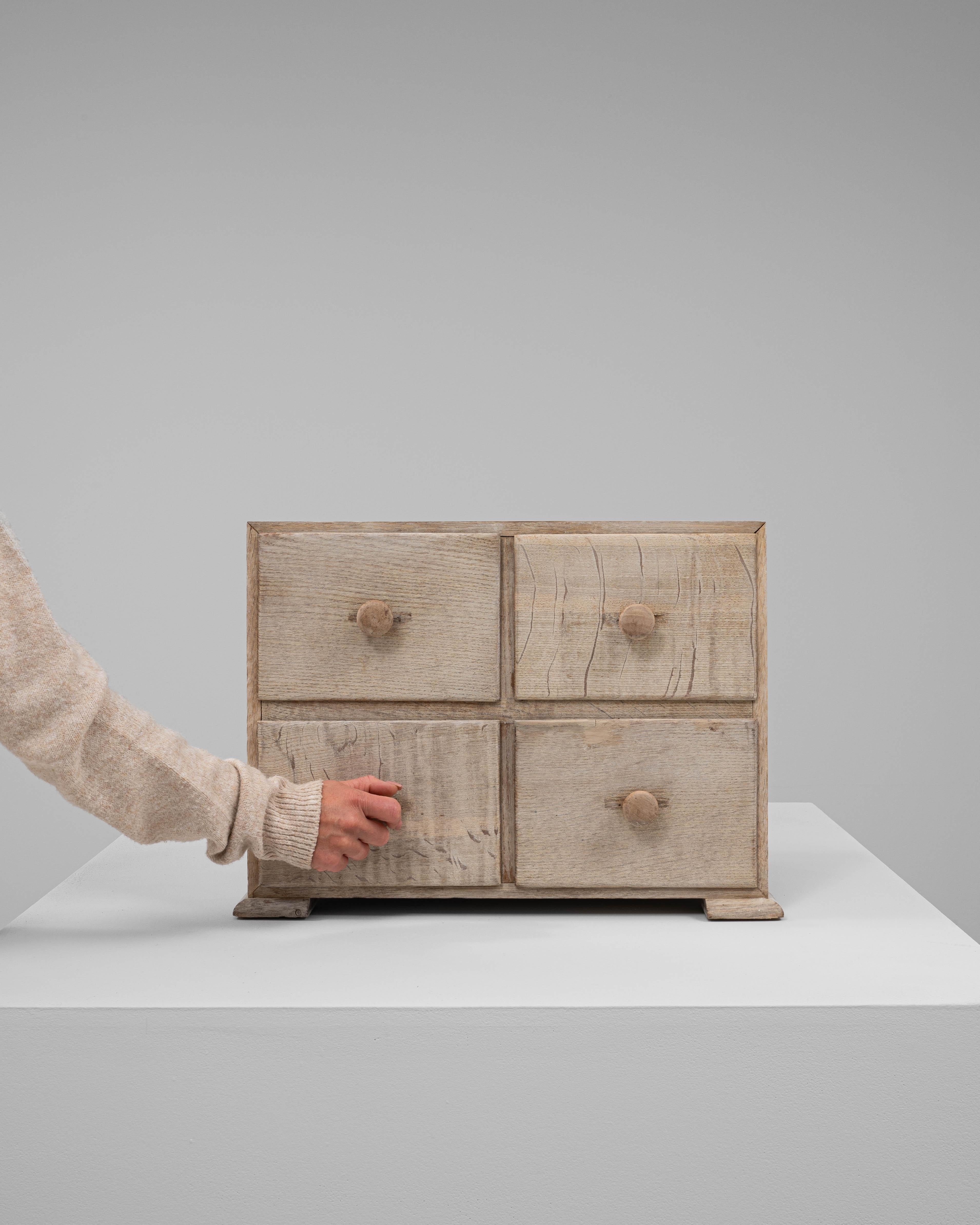 Wood 20th Century French Mini Chest Of Drawers For Sale