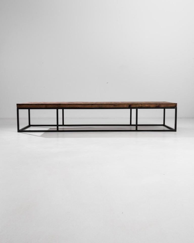 View of 20th Century French Minimalist Coffee Table For Sale at 1stDibs