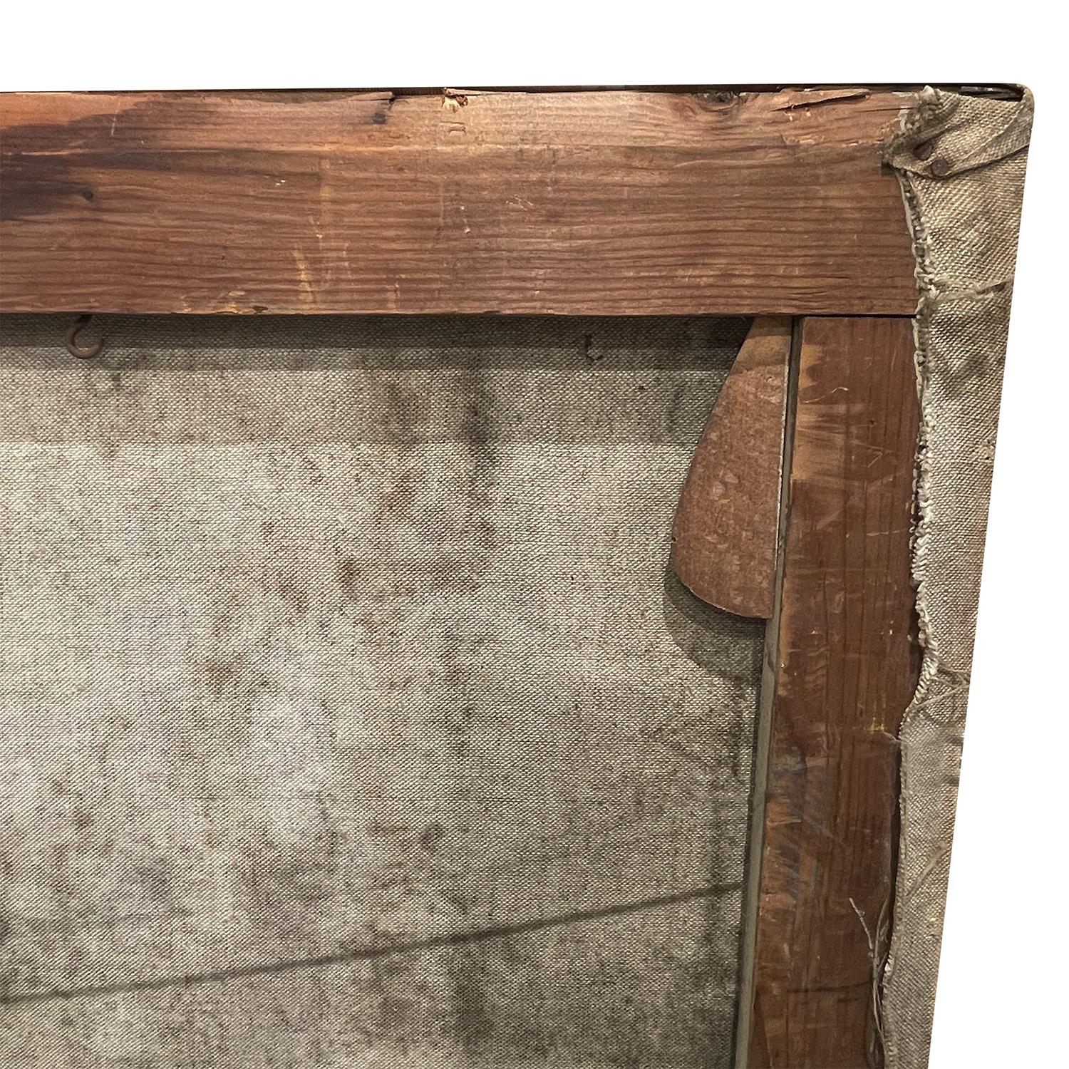 Pittura a olio astratta d'epoca del XX secolo di Christiane Bastide in vendita 3