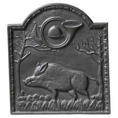 20th Century French Modernist 'Allegory of the Hunt' Fireback