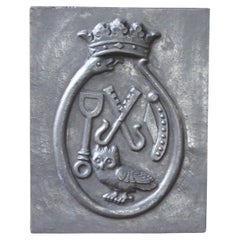 20th Century French Modernist 'Coat of Arms' Fireback