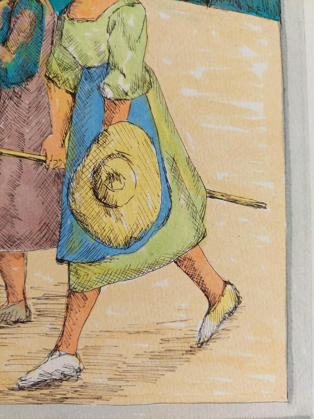 Pintura modernista francesa del siglo XX, Campesinos en venta 4