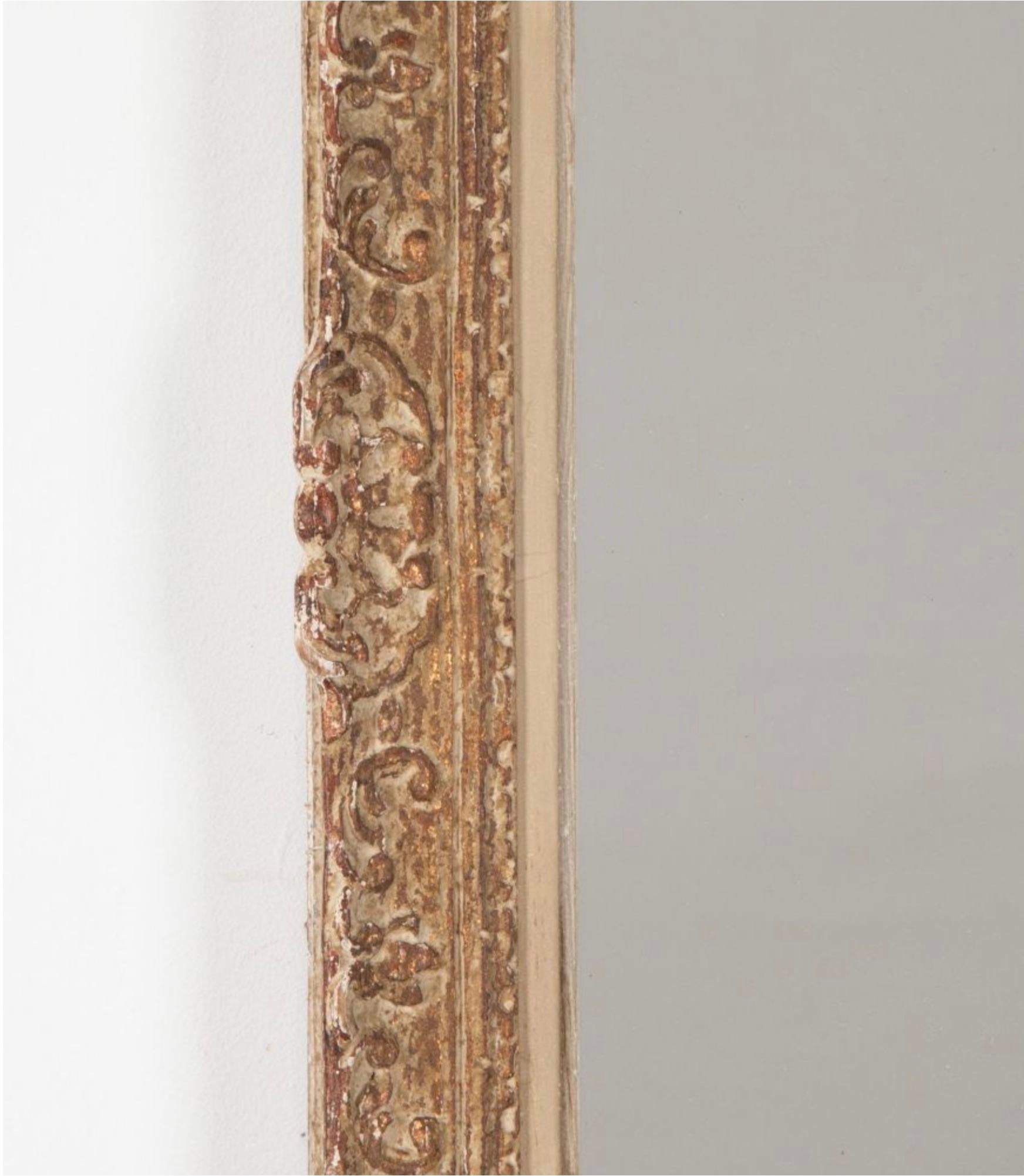 Français Miroir sculpté Montparnasse français du 20e siècle en vente