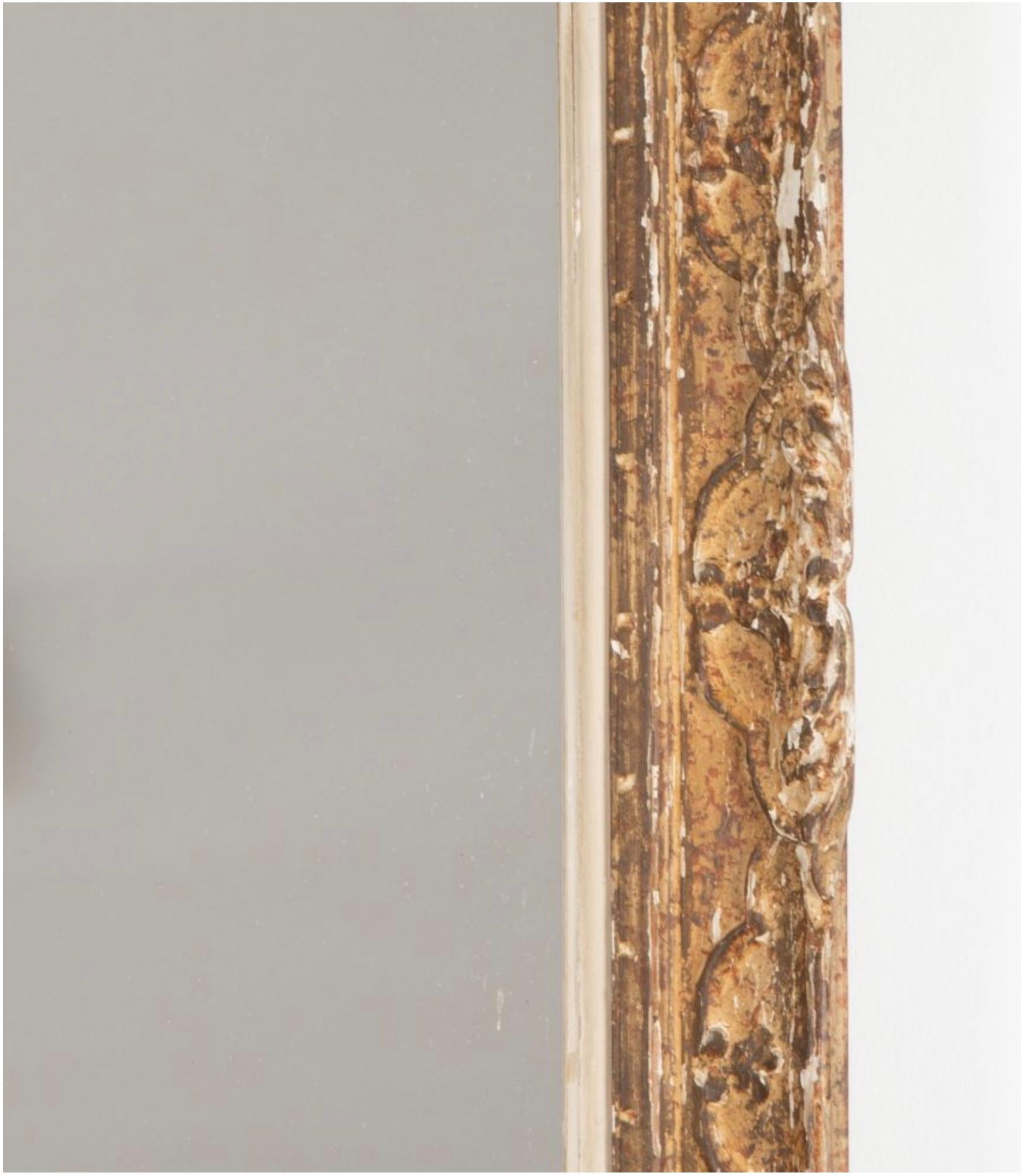 20th Century French Montparnasse Carved Mirror In Good Condition For Sale In Haywards Heath, GB