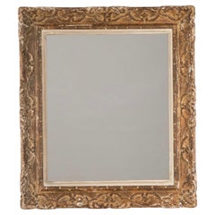 20th Century French Montparnasse Carved Mirror