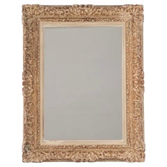 20th Century French Montparnasse Carved Mirror
