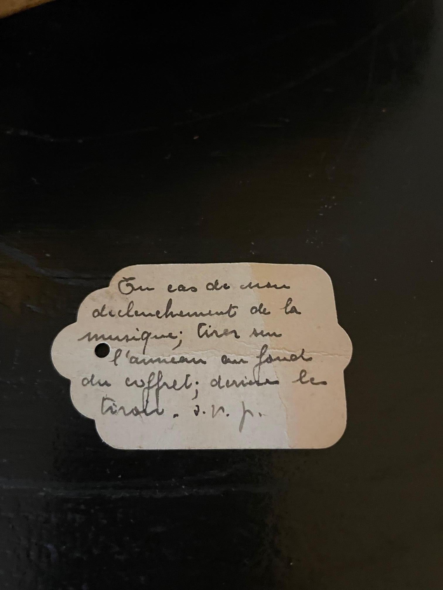 Französischer Musikautomat von Farkas aus dem 20. Jahrhundert mit seiner Glaskuppel, 1950er Jahre im Angebot 9