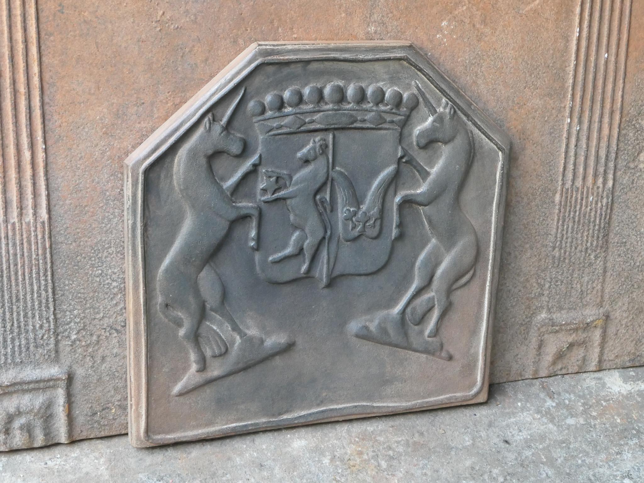 Ferro Rivestimento per caminetto / Backsplash francese del XX secolo in stile Napoleone III in vendita