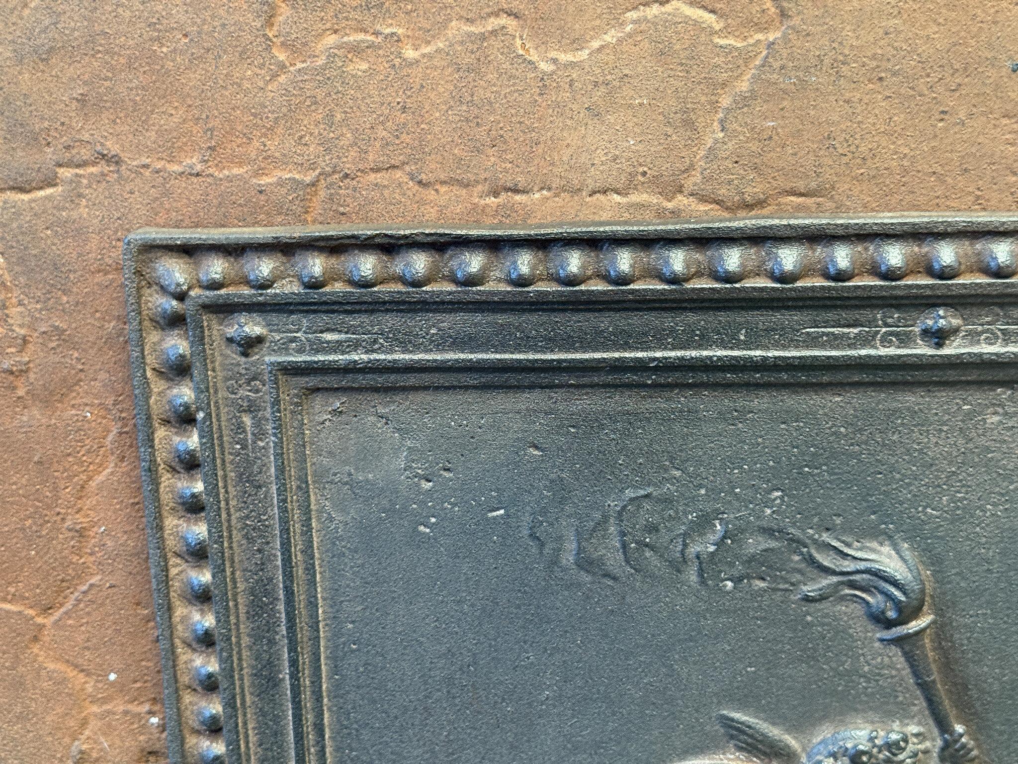 Calco Piantana da camino francese del XX secolo in stile Napoleone III. in vendita