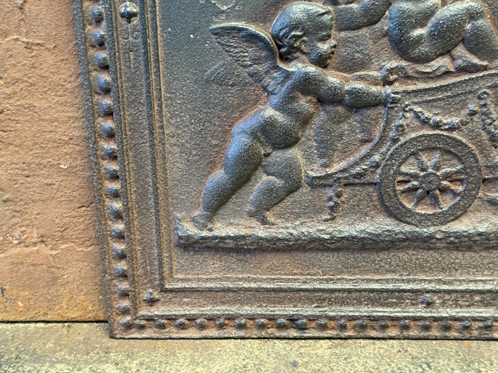 Piantana da camino francese del XX secolo in stile Napoleone III. In condizioni buone in vendita a Amerongen, Amerongen