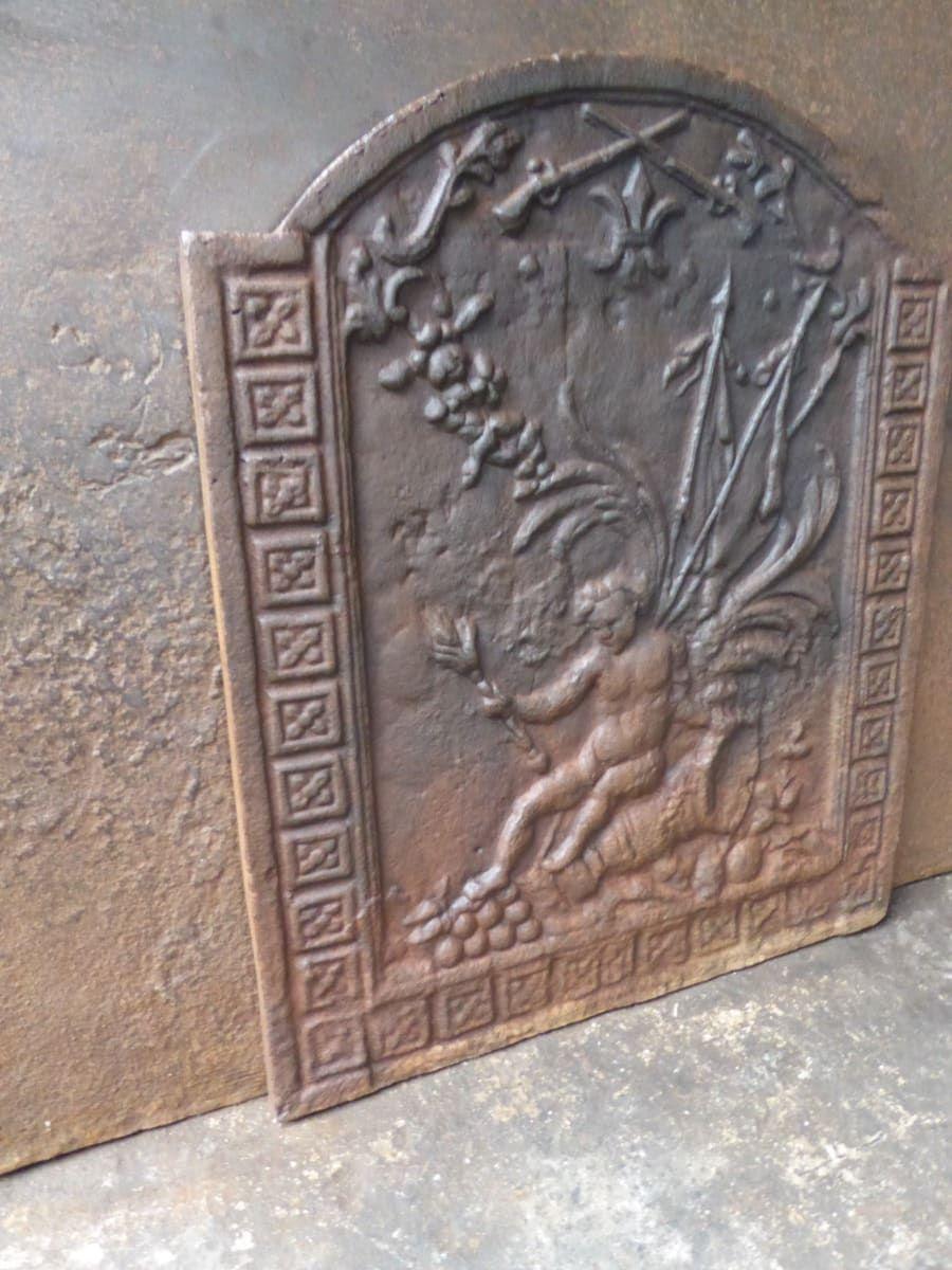 20th Century French Napoleon III Style Fireback / Backsplash For Sale 1