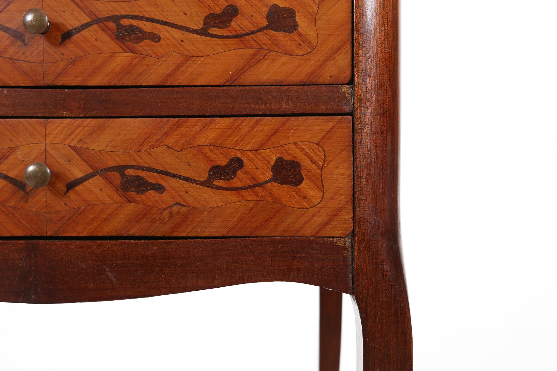 20th Century French Napoleon III style nightstand or small cabinet In Good Condition For Sale In Meulebeke, BE
