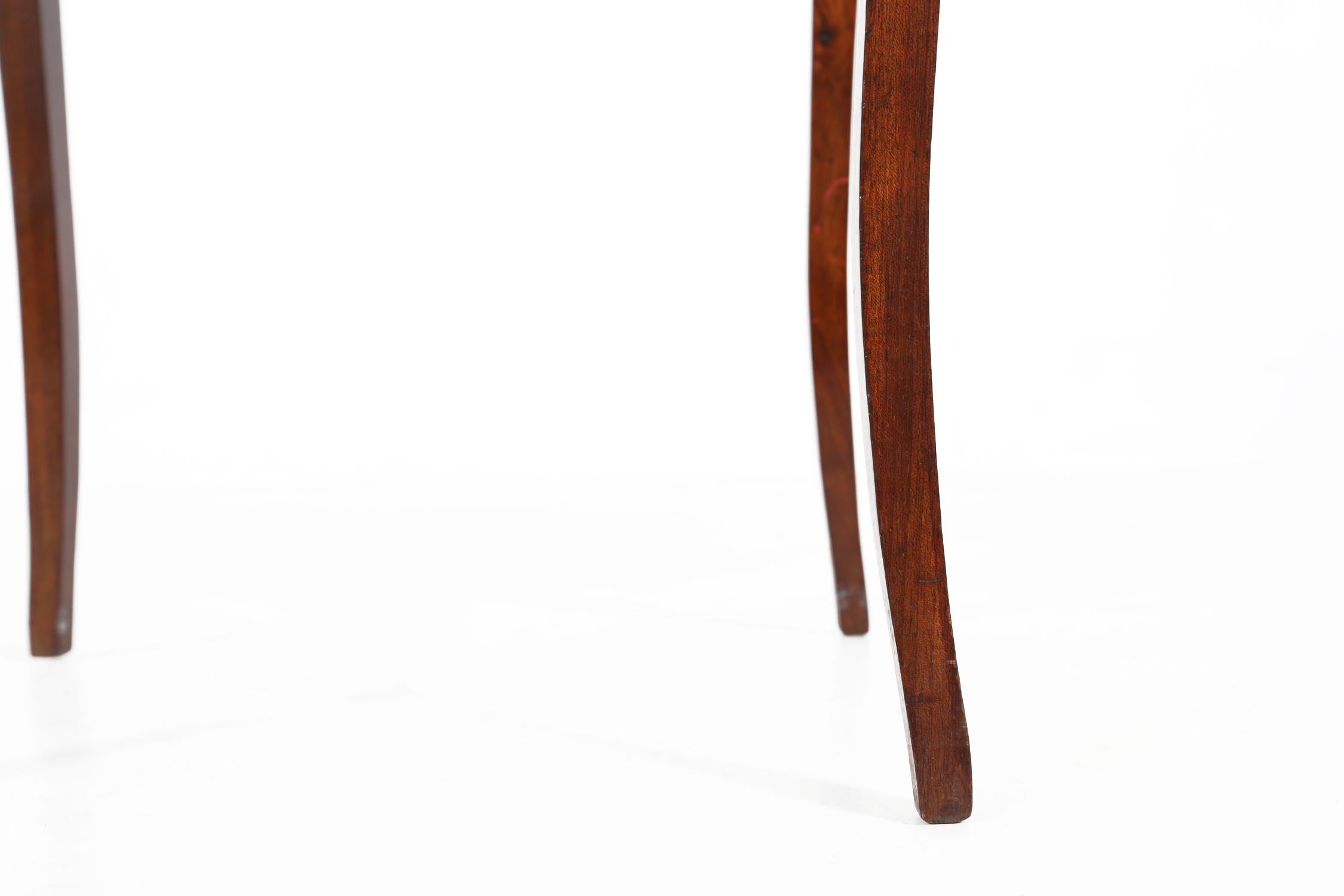 Wood 20th Century French Napoleon III style nightstand or small cabinet For Sale