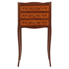 Antique 20th Century French Napoleon III style nightstand or small cabinet