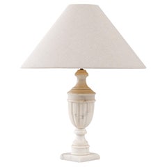 Vintage 20th Century French Neoclassical Marble Table Lamp
