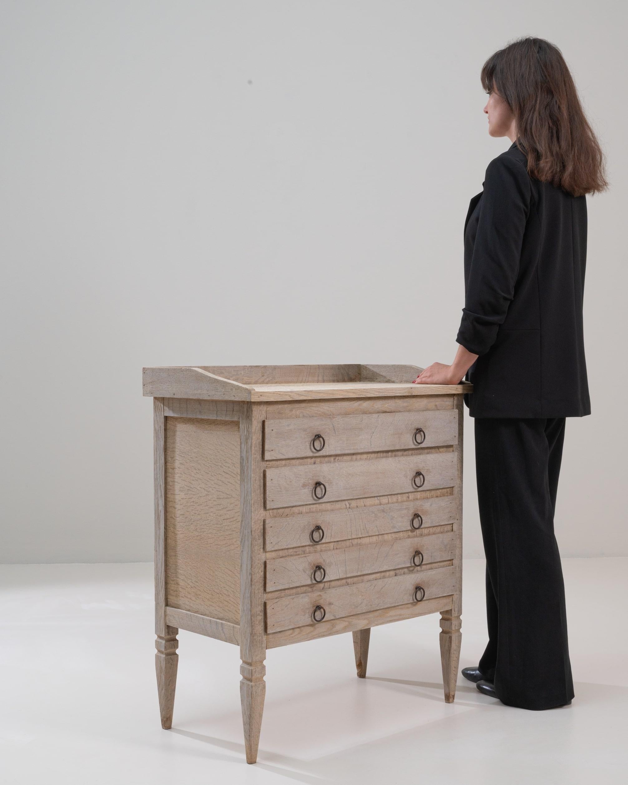 Cassettiera in legno neoclassica francese del XX secolo in vendita 3