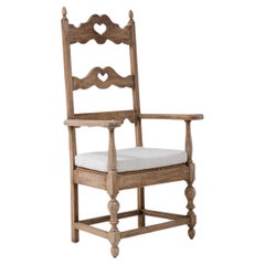 Sillón francés de roble del siglo XX
