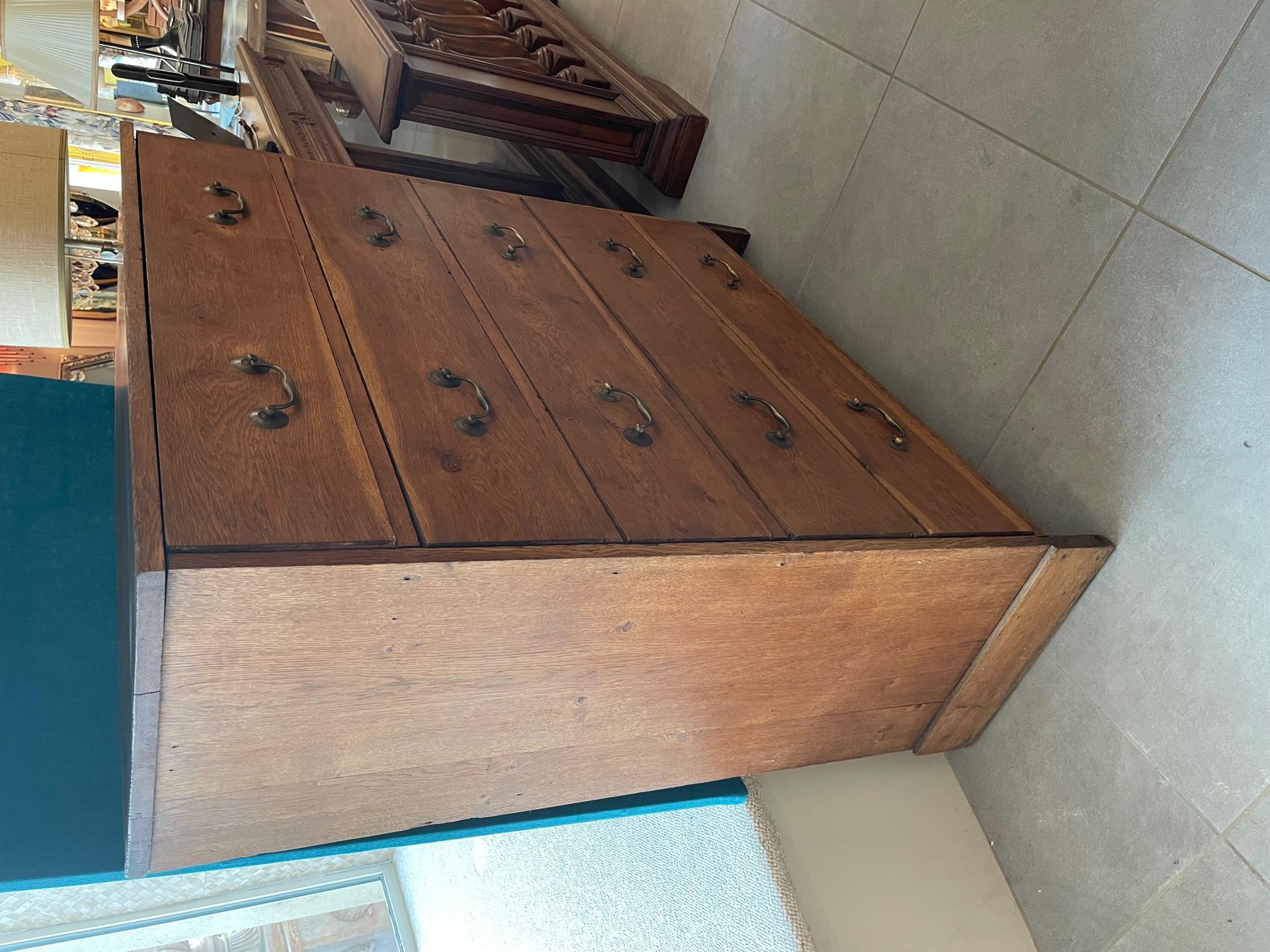 french oak chest of drawers