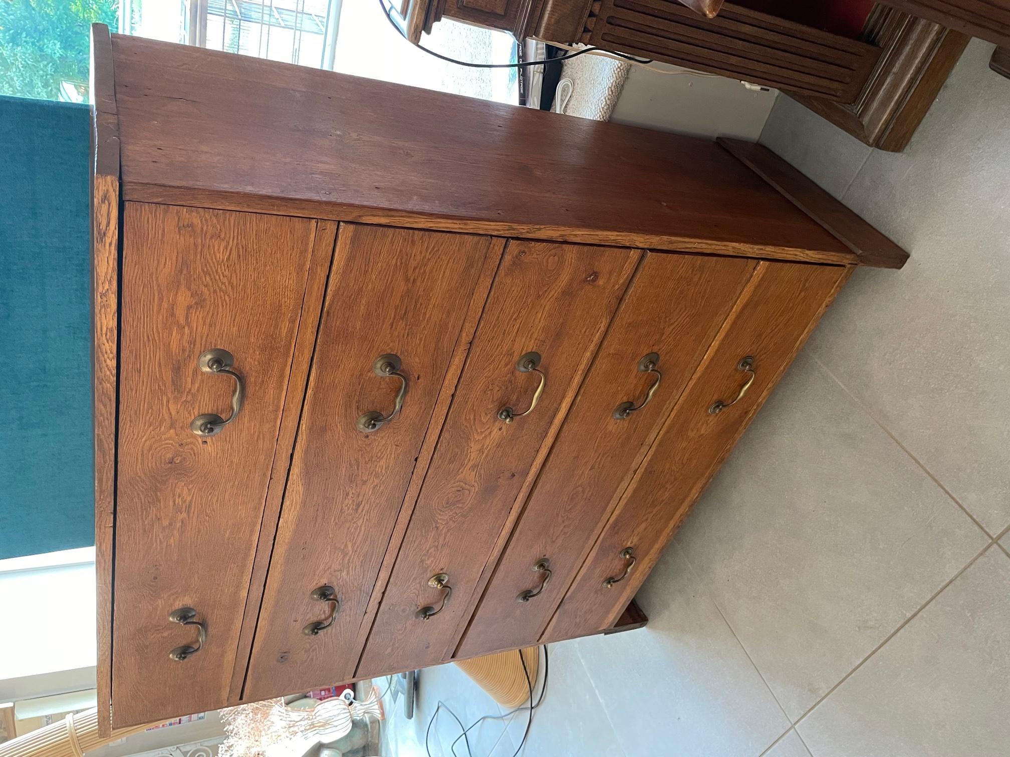 20th Century French Oak Chest of Drawer For Sale 1