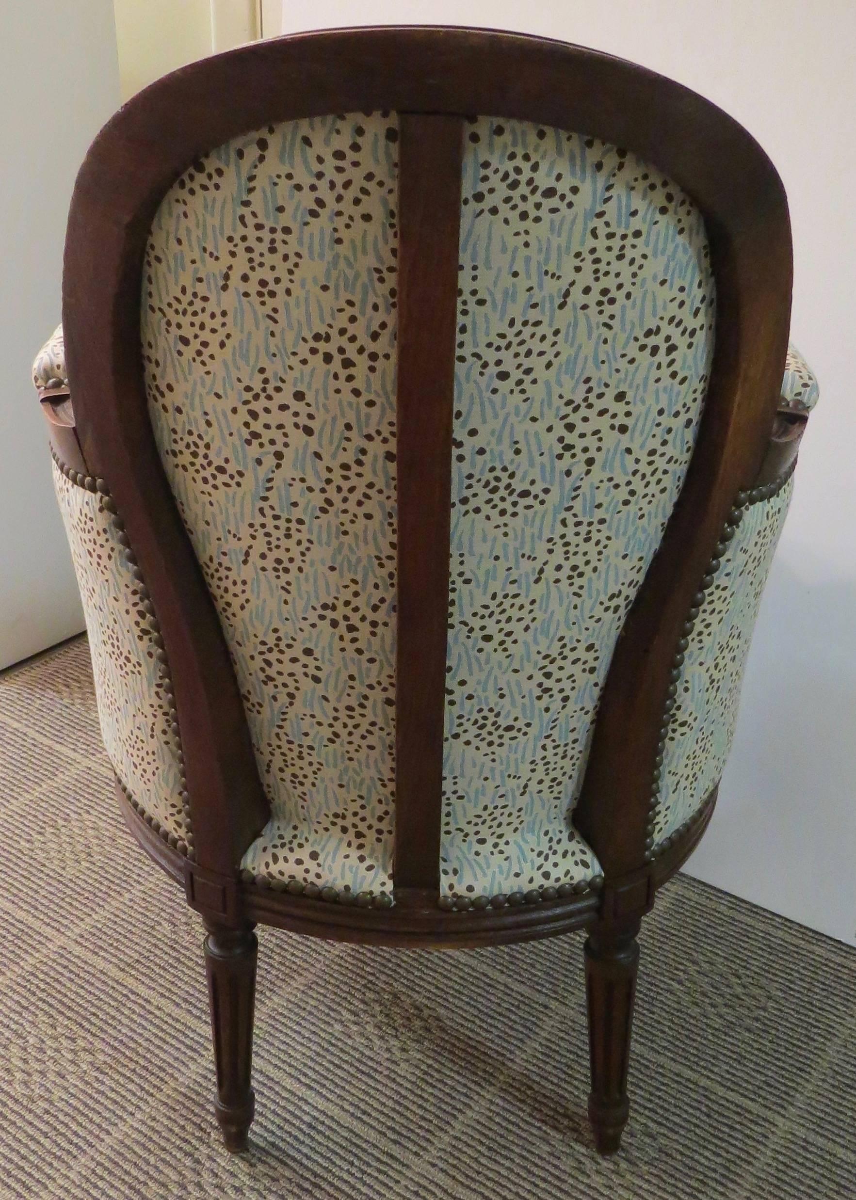 20th Century French Oak Child's Bergere In Excellent Condition In Tulsa, OK