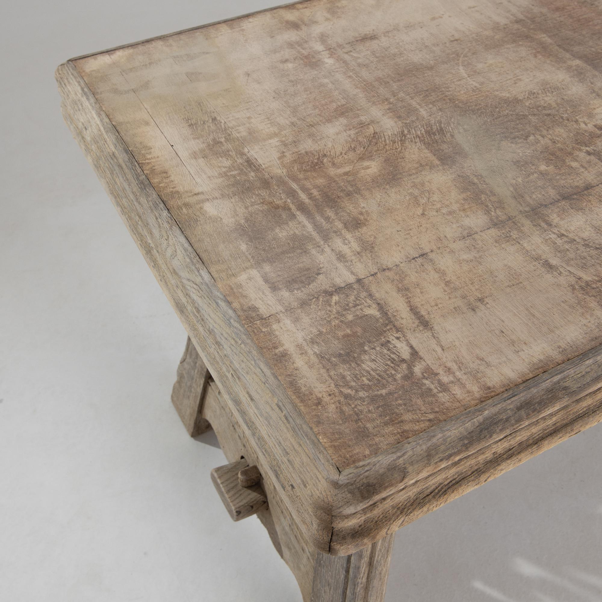 20th Century French Oak Coffee Table 6