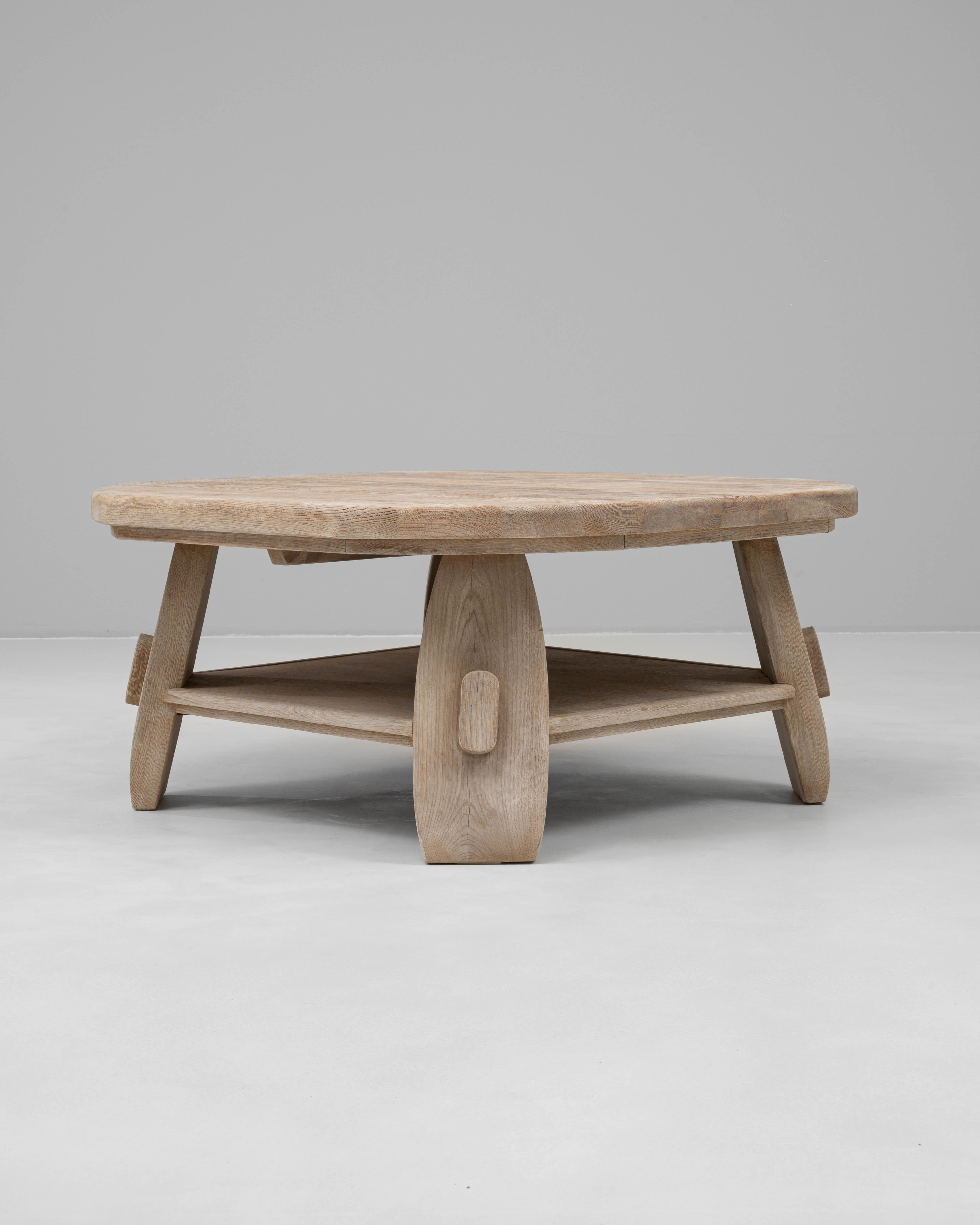 Tavolino da caffè in Oak francese del XX secolo in vendita 1