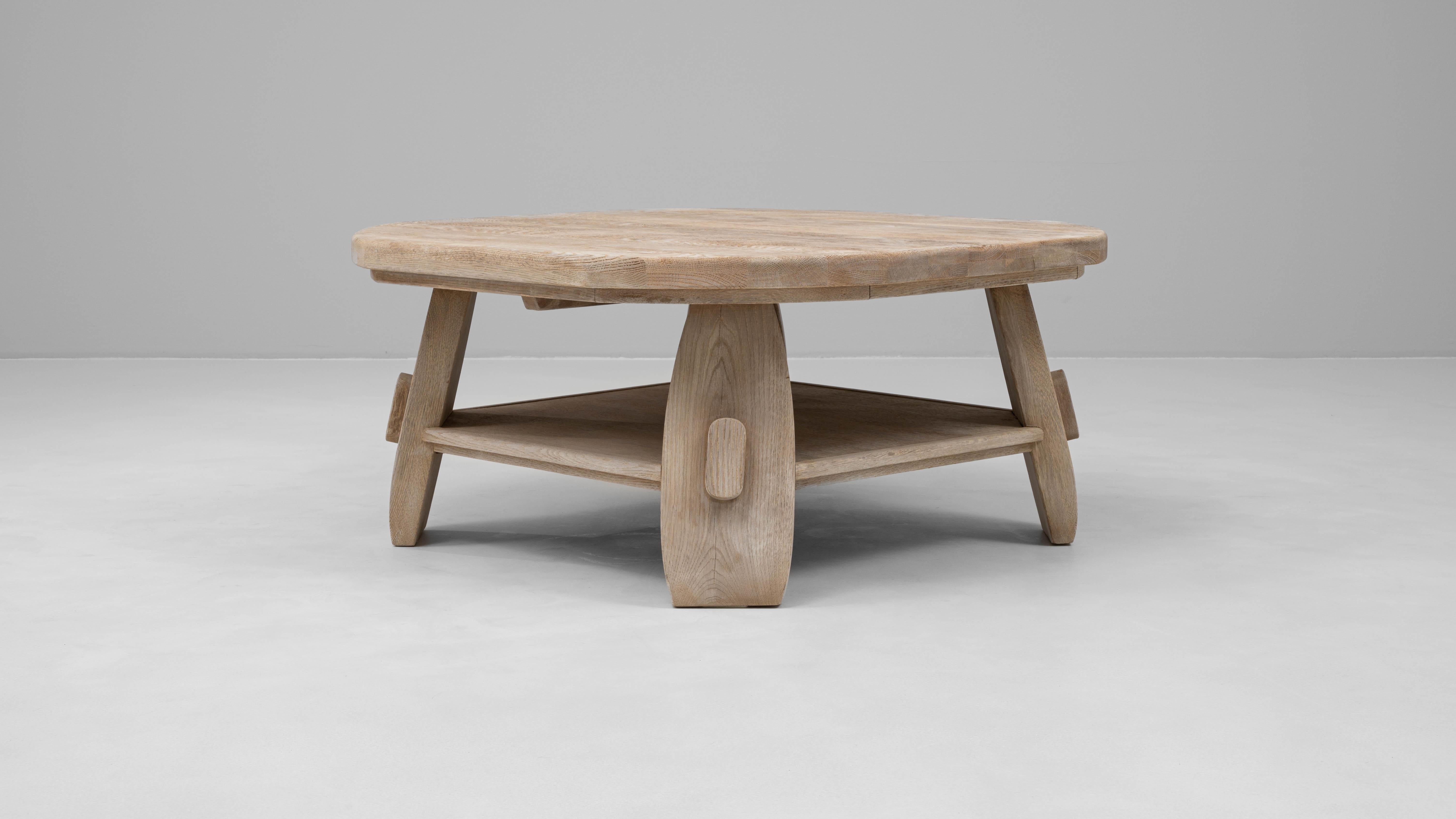 Tavolino da caffè in Oak francese del XX secolo in vendita 2