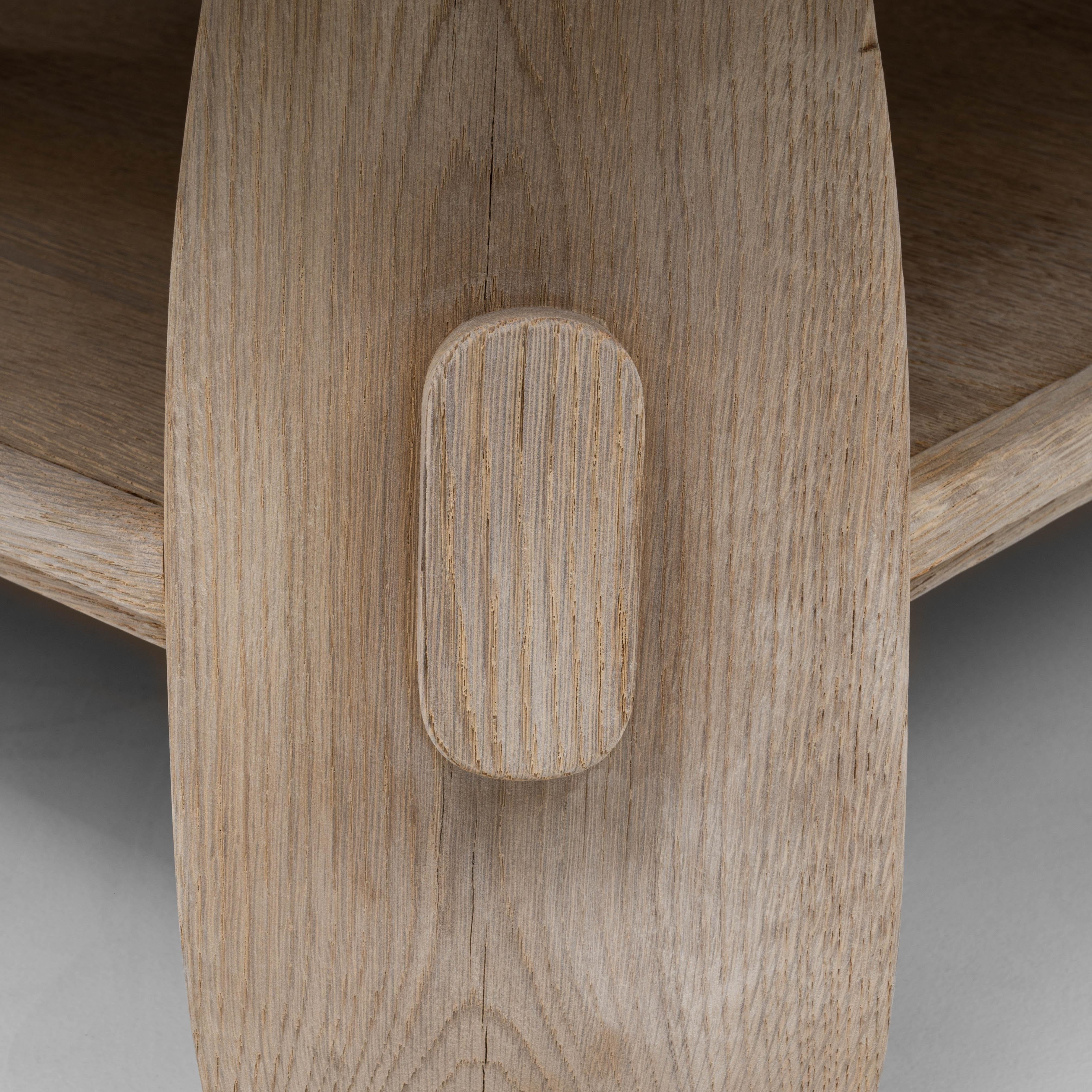 Tavolino da caffè in Oak francese del XX secolo in vendita 4
