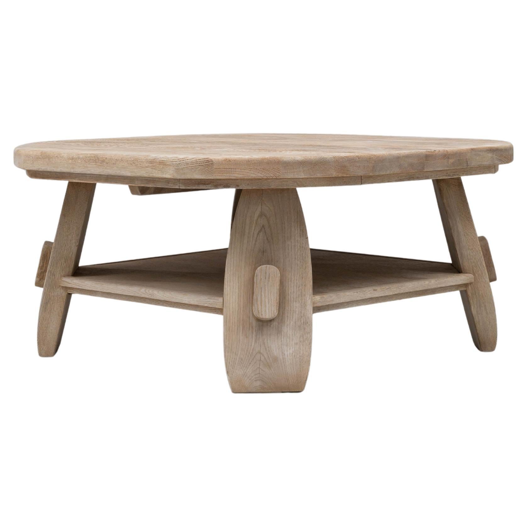 20th Century French Oak Coffee Table