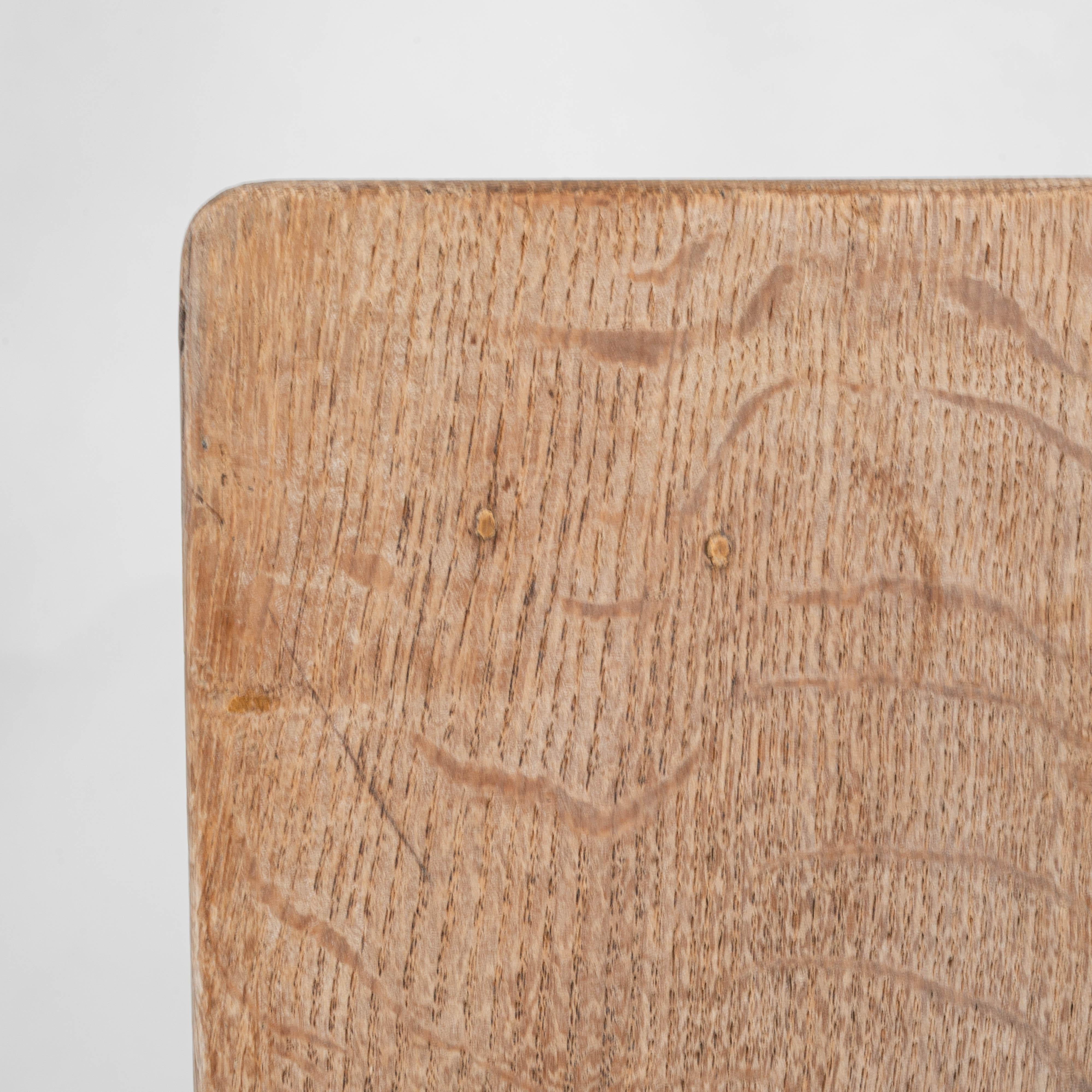 20th Century French Oak Console Table with One Drawer For Sale 12