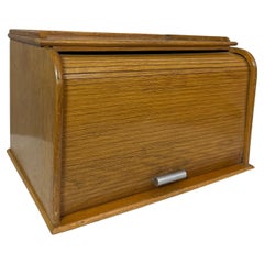 20th century French Oak Desk File Cabinet, 1960s