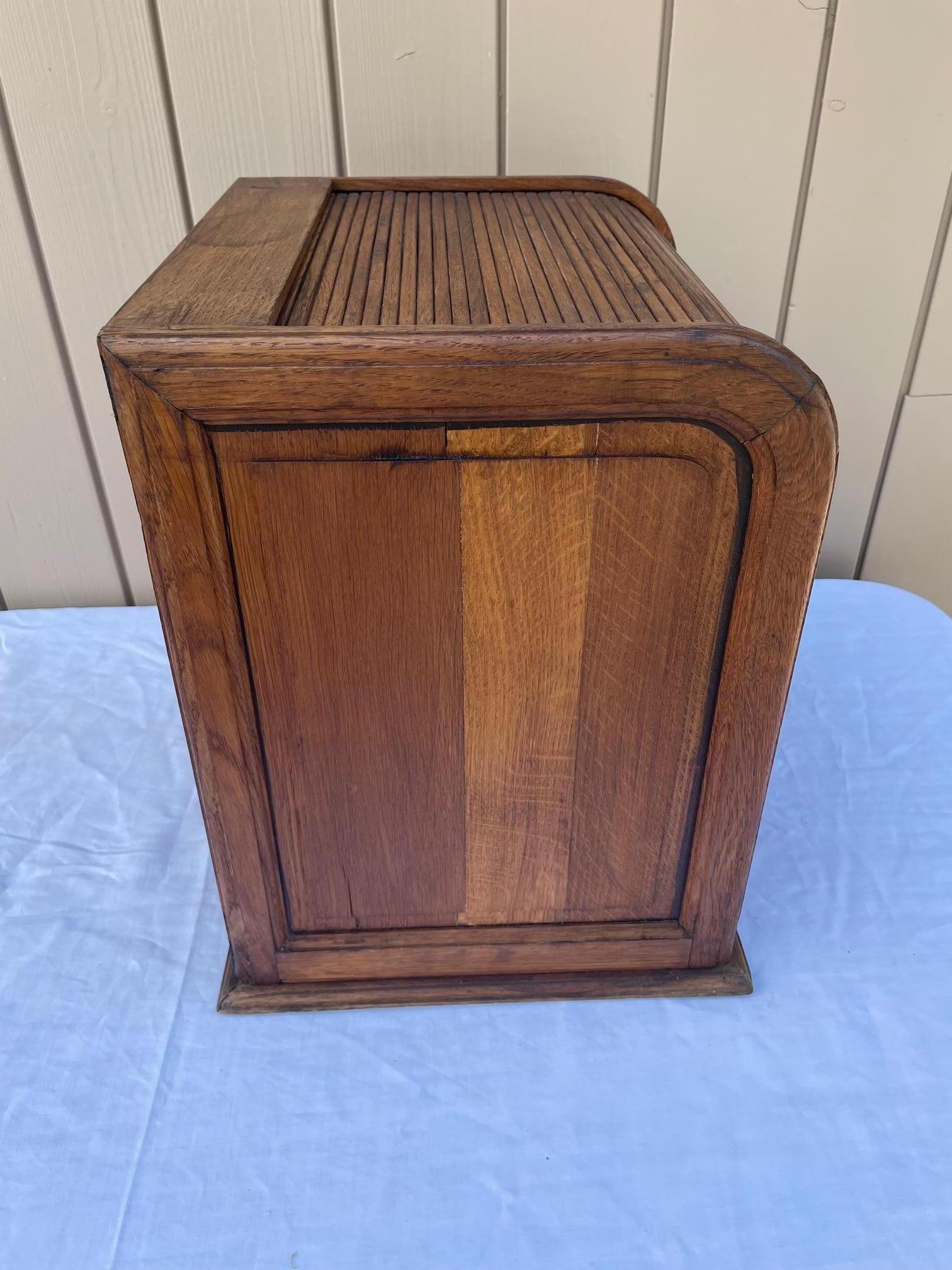 20th Century French Oak Desk Letters Holder, 1920s 4